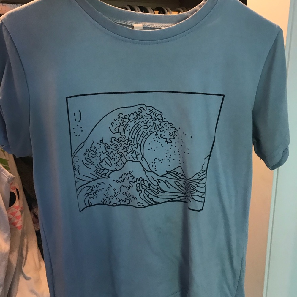 blue wave t-shirt